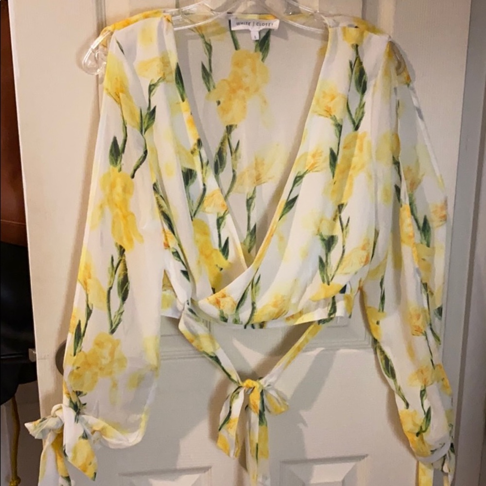 White Closet Crop Top